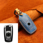 Per BMW Old Style Car Custodia protettiva per chiave in pelle di vacchetta, versione a due chiavi, For BMW Old Style, Two Keys Version, For BMW, For BMW Old Style
