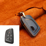 Per Cadillac New Style Car Custodia protettiva per chiave in pelle di vacchetta, For Cadillac