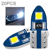 Lampada da 20 pezzi T10 3030-2SMD per auto a luce bianca LED, T10 3030-2SMD