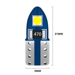 Lampada da 20 pezzi T10 3030-2SMD per auto a luce bianca LED, T10 3030-2SMD