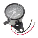 Contachilometri contachilometri modificato retrò per motocicletta, Speedometer Kilometer (Black), Speedometer Kilometer (Silver)