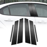Per Alfa Romeo Giulia Auto in fibra di carbonio B / C / Adesivo decorativo per finestra porta montante centrale, guida sinistra e destra universale, Door Window