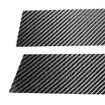 Per Alfa Romeo Giulia Auto in fibra di carbonio B / C / Adesivo decorativo per finestra porta montante centrale, guida sinistra e destra universale, Door Window