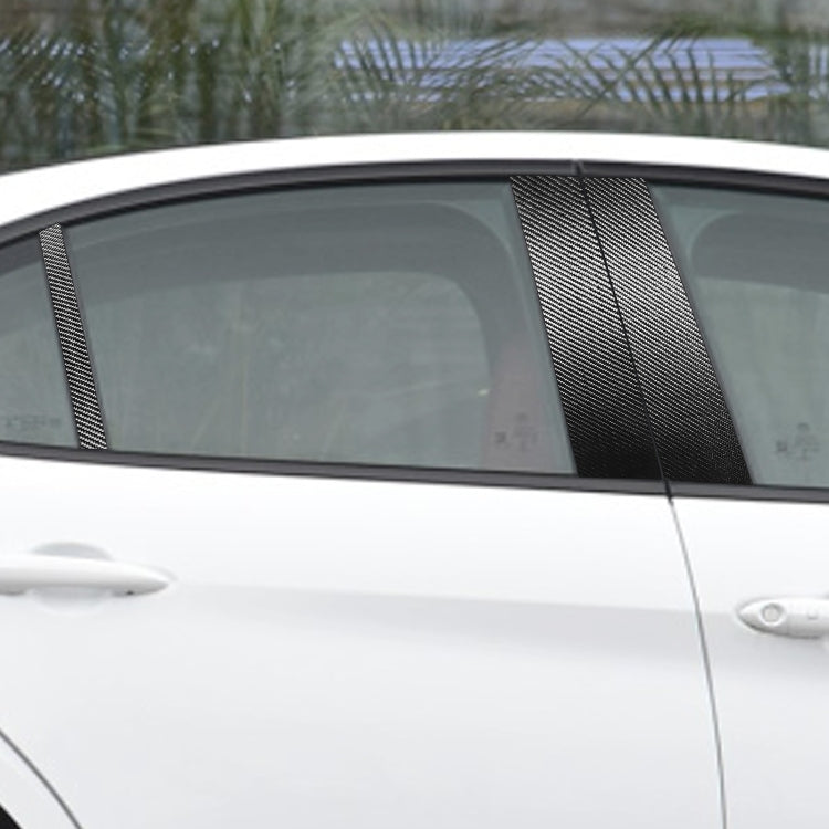 Per Alfa Romeo Giulia Auto in fibra di carbonio B / C / Adesivo decorativo per finestra porta montante centrale, guida sinistra e destra universale, Door Window