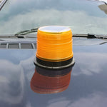 Spia di ricarica solare per auto, Round Red, Round White, Round Yellow