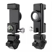 Porta cellulare antifurto e antidecollo per bicicletta/moto, senza luce, without Light (Black), without Light (Green)