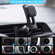 Supporto per telefono magnetico con presa d'aria multifunzionale per condizionatore d'aria per auto, Air Outlet Magnetic (Black), Air Outlet Magnetic (Green)