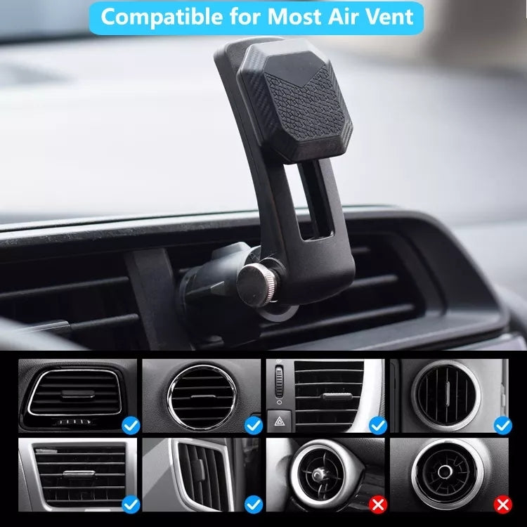 Supporto per telefono magnetico con presa d'aria multifunzionale per condizionatore d'aria per auto, Air Outlet Magnetic (Black), Air Outlet Magnetic (Green)
