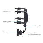Supporto per telefono di navigazione per specchietto retrovisore auto con magnete in silicone, Silicone