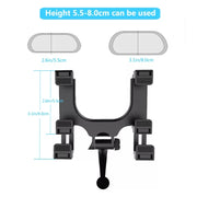 Supporto per telefono di navigazione per specchietto retrovisore auto con magnete in silicone, Silicone