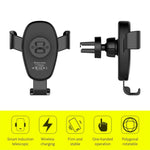 Supporto per caricabatterie wireless multifunzionale per caricabatterie wireless per auto, Multifunctional Black, Multifunctional White