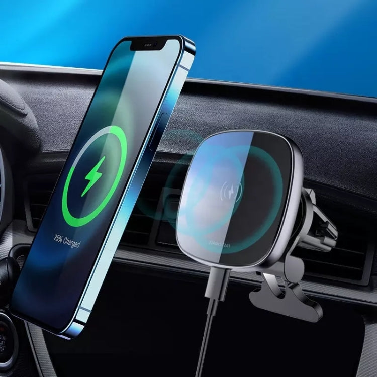 Supporto per caricabatterie wireless per telefono cellulare con caricabatterie wireless magnetico per auto da 15 W, Magnetic Wireless Charger