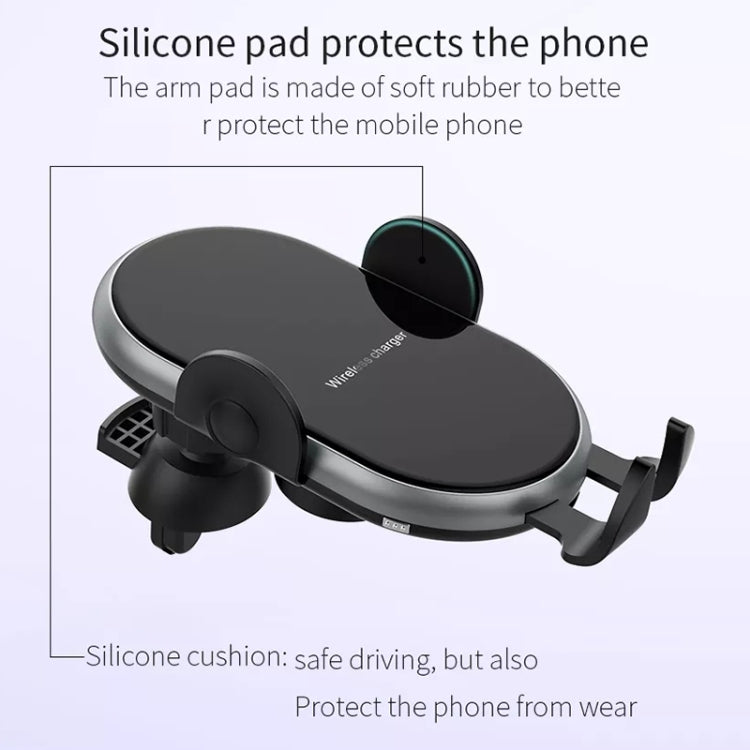 Supporto per telefono caricabatterie wireless intelligente per auto, Smart Wireless Charger