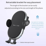 Supporto per telefono caricabatterie wireless intelligente per auto, Smart Wireless Charger