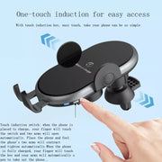 Supporto per telefono caricabatterie wireless intelligente per auto, Smart Wireless Charger