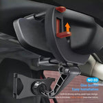 Staffa di navigazione universale per specchietto retrovisore per auto, Rearview Mirror Phone Holder