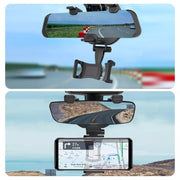 Staffa di navigazione universale per specchietto retrovisore per auto, Rearview Mirror Phone Holder