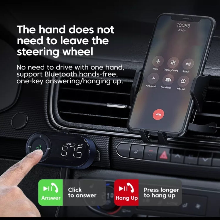 Il ricevitore audio Bluetooth 5.2 per auto supporta le chiamate wireless, 5.2 Audio Receiver