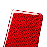 Set da 4 pezzi per Honda CRV 2007-2011 Adesivo decorativo guarnizione interna del bracciolo per auto in fibra di carbonio, guida sinistra e destra universale, Inner Armrest Gasket