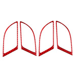 Set da 4 pezzi per Honda CRV 2007-2011 Adesivo decorativo per telaio interno maniglia auto in fibra di carbonio, guida sinistra e destra universale, Inner Handle Frame