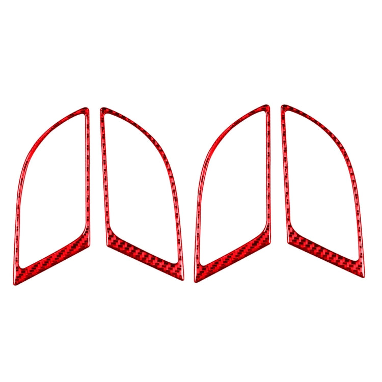 Set da 4 pezzi per Honda CRV 2007-2011 Adesivo decorativo per telaio interno maniglia auto in fibra di carbonio, guida sinistra e destra universale, Inner Handle Frame