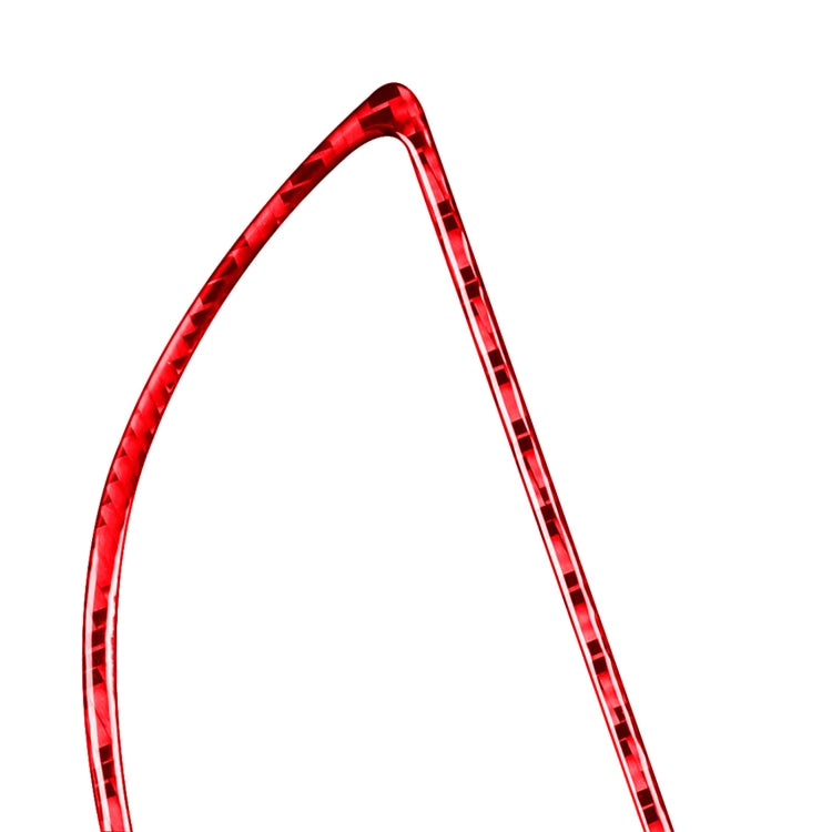 Set da 4 pezzi per Honda CRV 2007-2011 Adesivo decorativo per telaio interno maniglia auto in fibra di carbonio, guida sinistra e destra universale, Inner Handle Frame