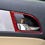 Set da 4 pezzi per Honda CRV 2007-2011 Adesivo decorativo per telaio interno maniglia auto in fibra di carbonio, guida sinistra e destra universale, Inner Handle Frame