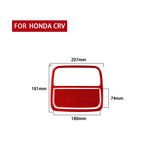 Set da 2 pezzi per Honda CRV 2007-2011 Adesivo decorativo per pannello luce di lettura anteriore per auto in fibra di carbonio, guida sinistra e destra universale, Car Front Reading Light Panel