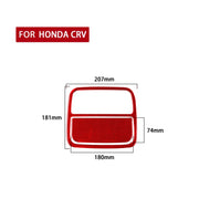 Set da 2 pezzi per Honda CRV 2007-2011 Adesivo decorativo per pannello luce di lettura anteriore per auto in fibra di carbonio, guida sinistra e destra universale, Car Front Reading Light Panel