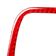 Set da 2 pezzi per Honda CRV 2007-2011 Adesivo decorativo per pannello luce di lettura anteriore per auto in fibra di carbonio, guida sinistra e destra universale, Car Front Reading Light Panel