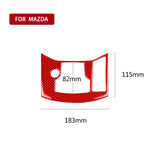 Adesivo decorativo per pannello freno a mano in fibra di carbonio per Mazda CX-5 2017-2018, guida a destra, Handbrake Panel, Right Drive