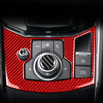 Adesivo decorativo per pannello freno a mano in fibra di carbonio per Mazda CX-5 2017-2018, guida a destra, Handbrake Panel, Right Drive