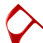Adesivo decorativo per pannello ingranaggi in fibra di carbonio per auto per Infiniti Q50 2014-2020, guida a sinistra, Gear Panel, Left Drive