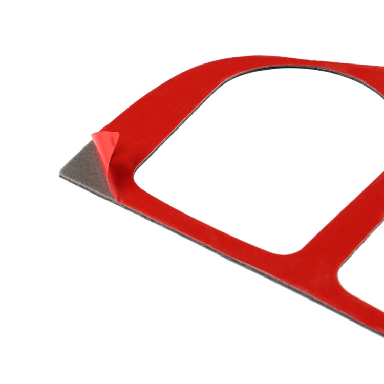 Adesivo decorativo per pannello ingranaggi in fibra di carbonio per auto per Infiniti Q50 2014-2020, guida a sinistra, Gear Panel, Left Drive