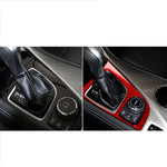 Adesivo decorativo per pannello ingranaggi in fibra di carbonio per auto per Infiniti Q50 2014-2020, guida a sinistra, Gear Panel, Left Drive
