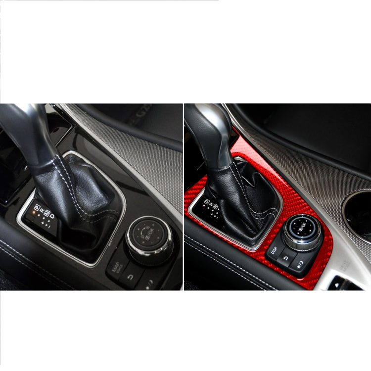 Adesivo decorativo per pannello ingranaggi in fibra di carbonio per auto per Infiniti Q50 2014-2020, guida a sinistra, Gear Panel, Left Drive