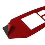 Adesivo decorativo per controllo ascensore porta laterale guida principale in fibra di carbonio per auto per Nissan 370Z / Z34 2009-, guida a destra a configurazione bassa, Main Driving Side Lift Control, Right Drive