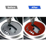 Adesivo decorativo per pannello cambio automatico in fibra di carbonio per auto per Nissan 370Z / Z34 2009-, guida a sinistra, Automatic Transmission Panel, Left Drive (