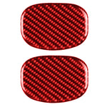 Adesivo decorativo per maniglia posteriore del sedile in fibra di carbonio per auto per BMW Mini One Cooper F55 F56, guida a destra e a sinistra universale, Seat Back Handle