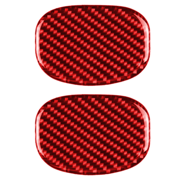 Adesivo decorativo per maniglia posteriore del sedile in fibra di carbonio per auto per BMW Mini One Cooper F55 F56, guida a destra e a sinistra universale, Seat Back Handle