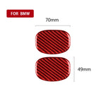 Adesivo decorativo per maniglia posteriore del sedile in fibra di carbonio per auto per BMW Mini One Cooper F55 F56, guida a destra e a sinistra universale, Seat Back Handle