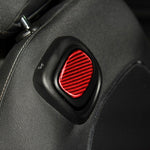 Adesivo decorativo per maniglia posteriore del sedile in fibra di carbonio per auto per BMW Mini One Cooper F55 F56, guida a destra e a sinistra universale, Seat Back Handle