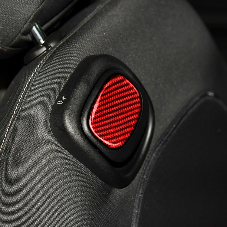 Adesivo decorativo per maniglia posteriore del sedile in fibra di carbonio per auto per BMW Mini One Cooper F55 F56, guida a destra e a sinistra universale, Seat Back Handle