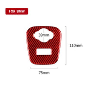 Adesivo decorativo per copertura accendisigari in fibra di carbonio per auto per BMW Mini Cooper F56 F55 F57, guida a destra e a sinistra universale, Cigarette Lighter Cover