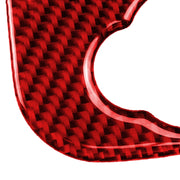 Adesivo decorativo per copertura accendisigari in fibra di carbonio per auto per BMW Mini Cooper F56 F55 F57, guida a destra e a sinistra universale, Cigarette Lighter Cover