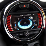 Adesivo decorativo per navigazione in fibra di carbonio per auto per BMW Mini Cooper Countryman Clubman F54 F55 F56 F60, guida a destra e a sinistra universale, Navigation