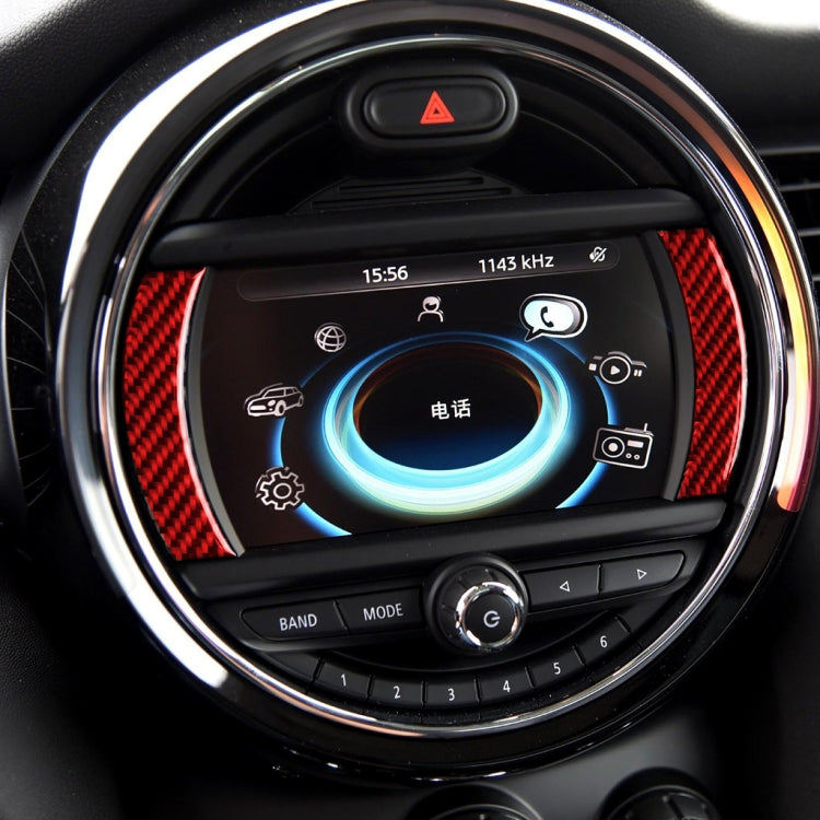 Adesivo decorativo per navigazione in fibra di carbonio per auto per BMW Mini Cooper Countryman Clubman F54 F55 F56 F60, guida a destra e a sinistra universale, Navigation