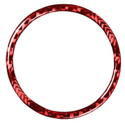 Adesivo decorativo per anello cronometro in fibra di carbonio per auto per Porsche Macan 2014-2021, guida a destra e a sinistra universale, Stopwatch Ring