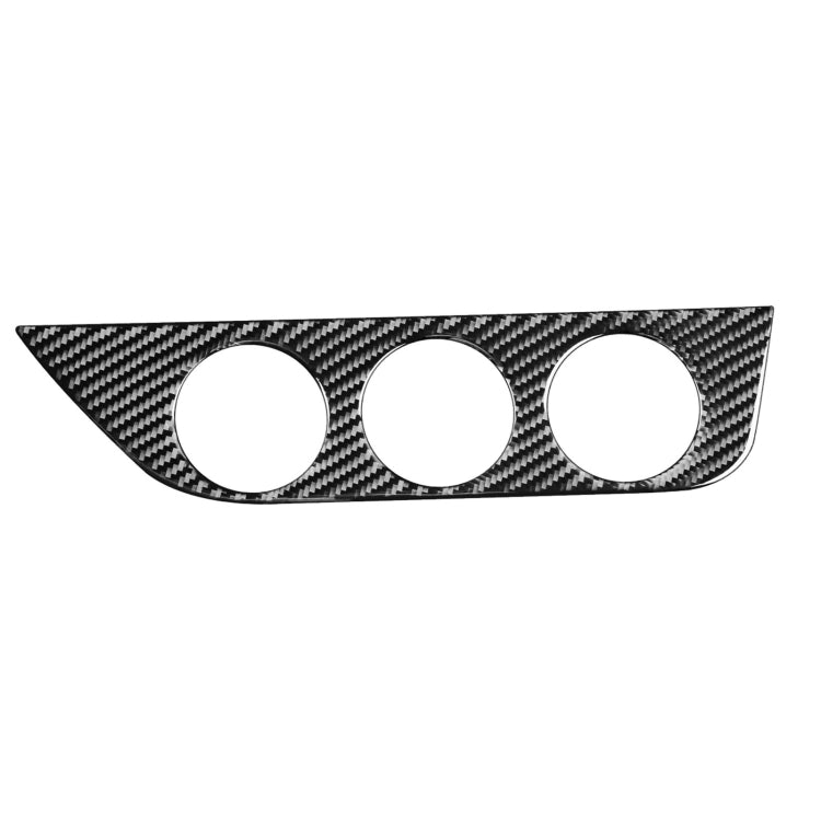 Adesivo decorativo per pannello interruttori aria condizionata in fibra di carbonio per auto per Toyota Corolla / Levin 2014-2018, guida a destra, Air Conditioning Switch Panel, Right Drive