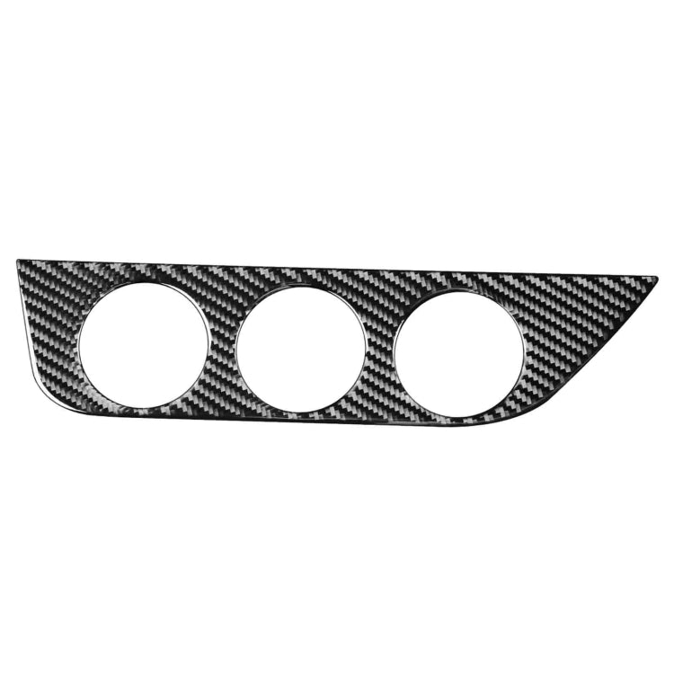 Adesivo decorativo per pannello interruttori dell'aria condizionata in fibra di carbonio per auto per Toyota Corolla / Levin 2014-2018, guida a sinistra, Air Conditioning Switch Panel, Left Drive